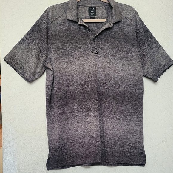 Oakley Men's Gray Polo Shirt. Size L - Picture 11 of 11